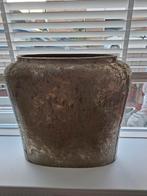 2 grote PTMD potten goud zilver betonlook, Ophalen, 40 cm of meer, Binnen, Zo goed als nieuw