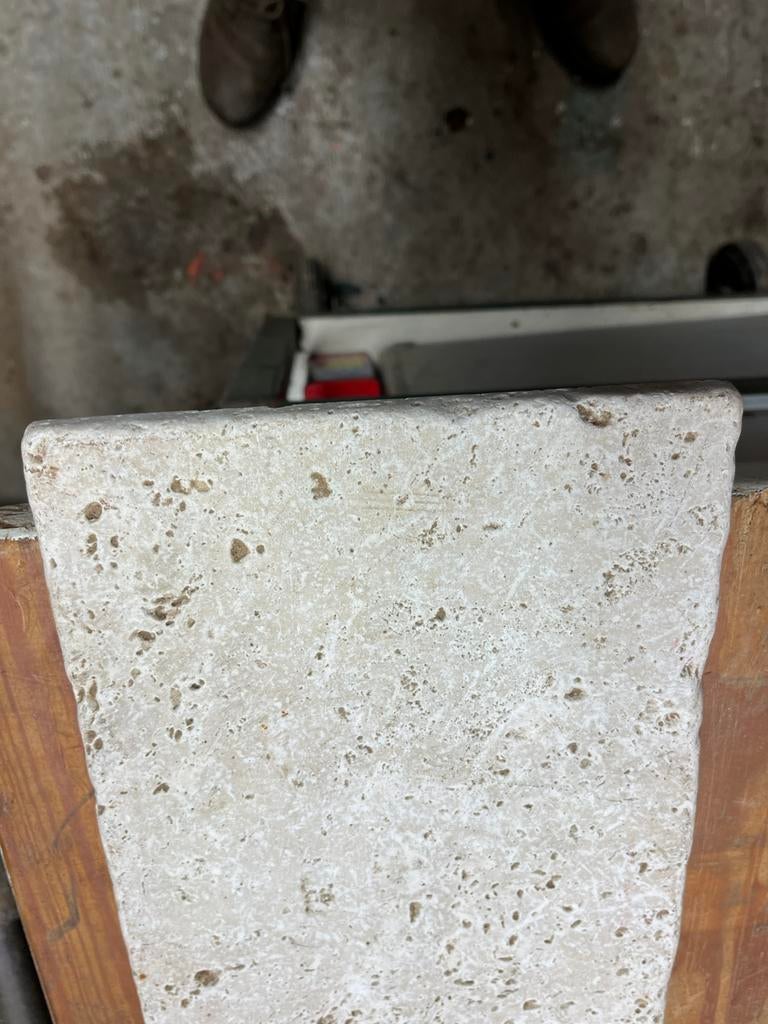 Getromeld marmer. Diversen maten. Ca 30 m2, Ophalen, 60 cm of meer, Zo goed als nieuw, 10 m² of meer