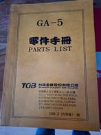 TGB GA-5 Onderdelenlijst - Taiwan Golden Bee, Fietsen en Brommers, Ophalen of Verzenden