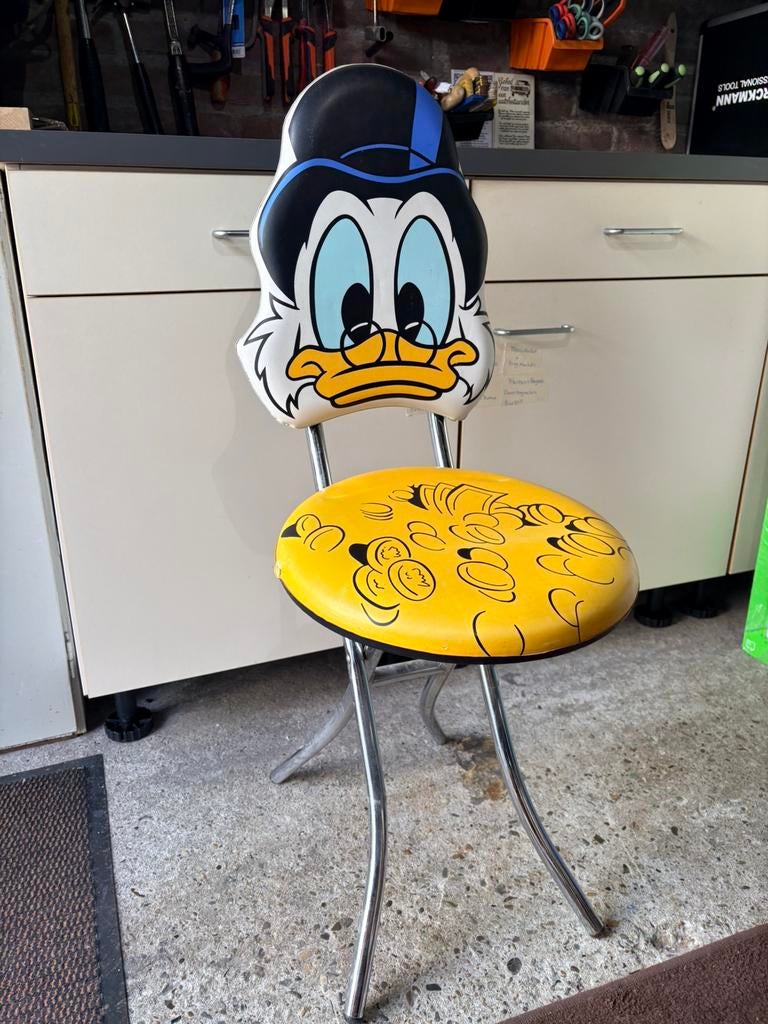 Donald duck klapstoel zgan, Huis en Inrichting, Ophalen, Zo goed als nieuw, Eén