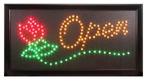 Led Flower open neon sign, Verzamelen, Merken en Reclamevoorwerpen, Ophalen of Verzenden, Nieuw, Lichtbak of (neon) lamp