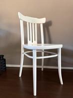 Wit geschilderde houten stoel, Ophalen, Gebruikt, Eén