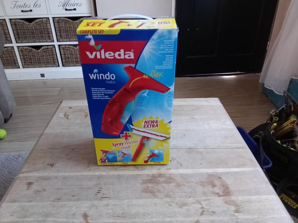 Vileda Windomatic Flex Raamwisser - Complete Set, Ophalen of Verzenden, Raamwisser of Trekker
