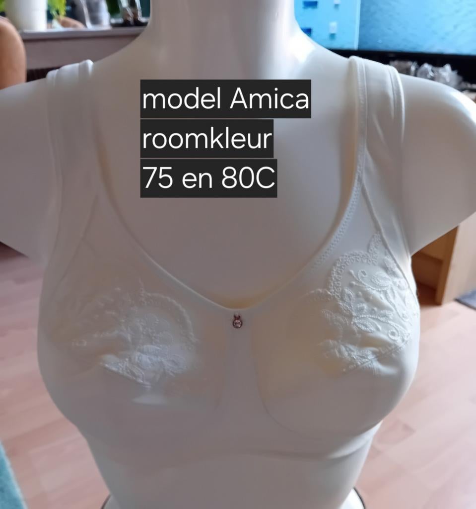 AMICA prothese bh's 2 kleuren, Anita, Ophalen of Verzenden, Overige kleuren, BH