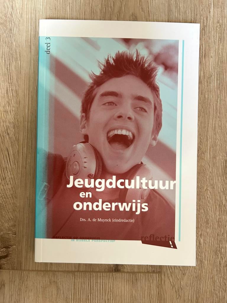 Jeugdcultuur en onderwijs - drs. A. de Muynck, Ophalen of Verzenden, Zo goed als nieuw