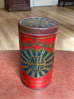 Oud Belgisch koffieblik Cafes Wiser, Ophalen of Verzenden, Gebruikt, Koffie
