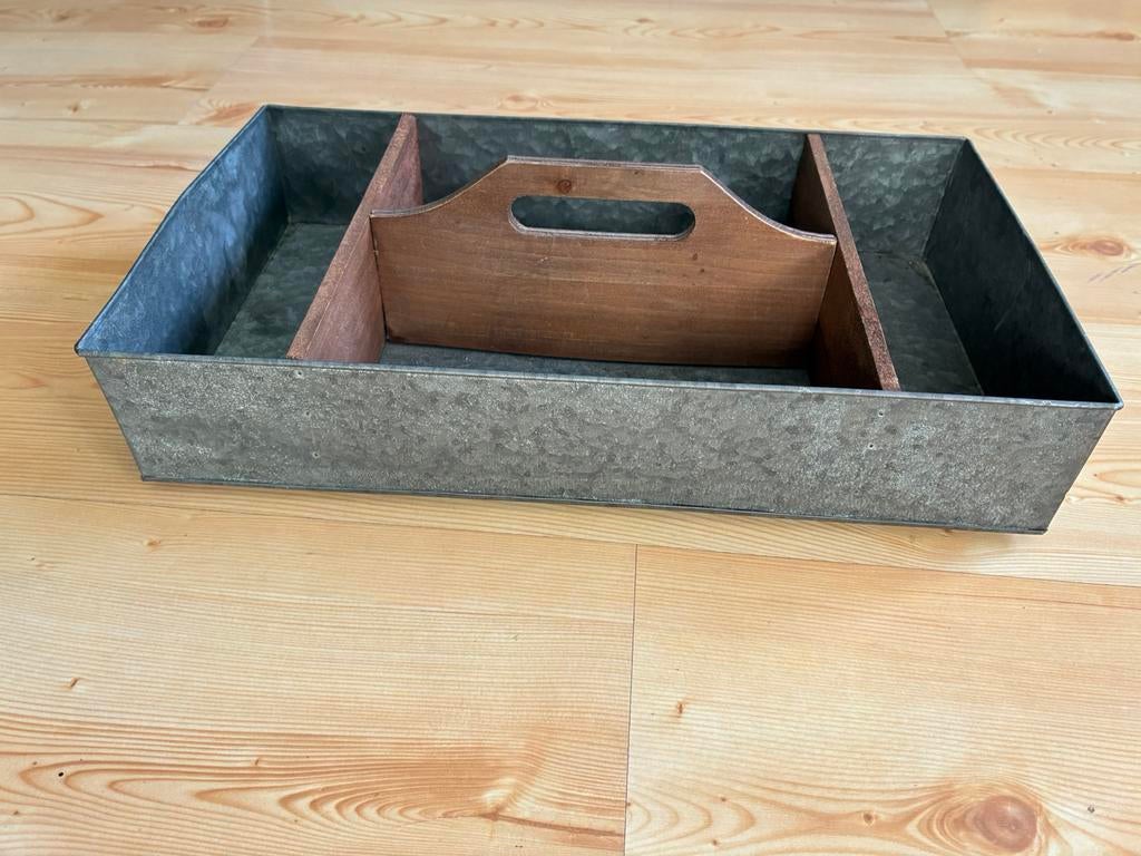 Dienblad zink, Ophalen, Gebruikt