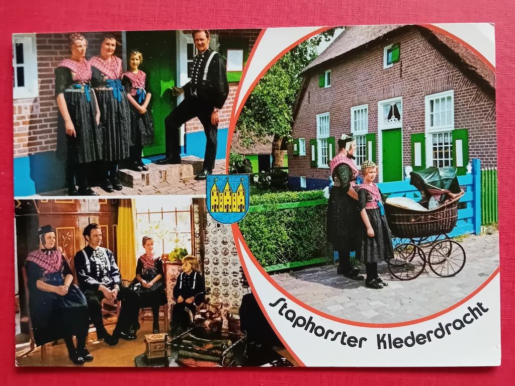 Ansichtkaart Staphorst, Ophalen of Verzenden, Klederdracht
