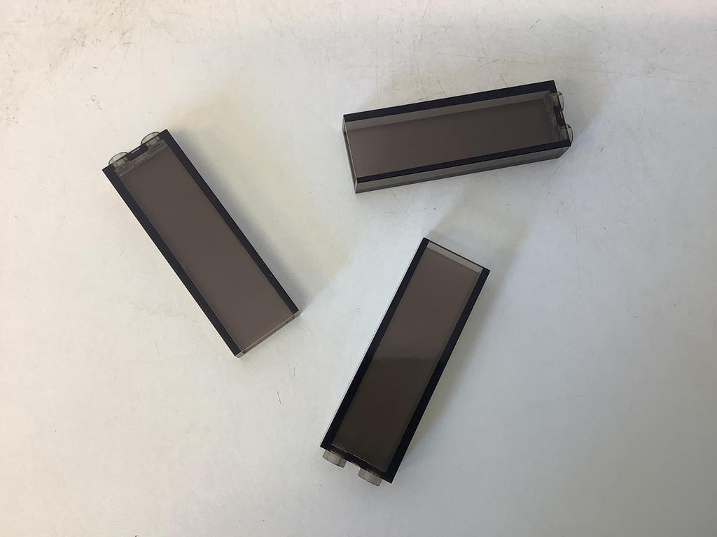 Lego steen 1x2x5 transparant zwart (1), Ophalen of Verzenden, Gebruikt, Losse stenen, Lego