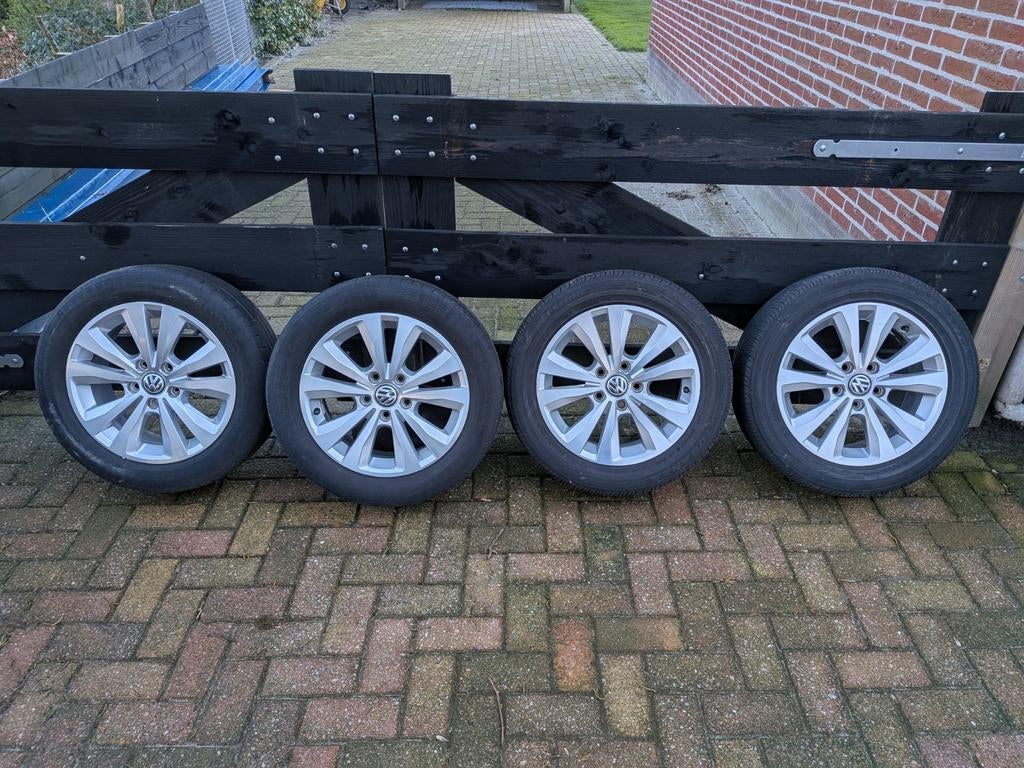 16 inch Volkswagen velgen met banden, Auto-onderdelen, Ophalen, Gebruikt, 16 inch, Banden en Velgen