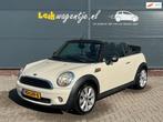 Mini Mini Cabrio 1.6 One Anniversary *leder *topstaat *stunt, Voorwielaandrijving, Euro 5, Gebruikt, Zwart