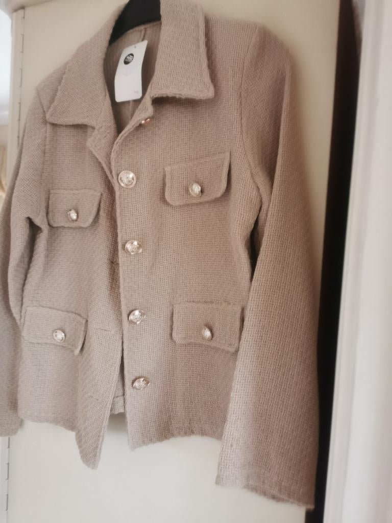 Mooie colbert, Kleding | Dames, Ophalen of Verzenden, Nieuw, Maat 36 (S), Beige