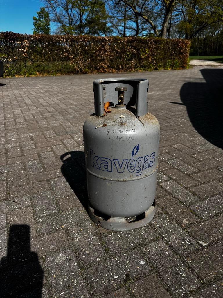 Kavegas propaan gasfles 10.8kg - Leeg, Ophalen, Gebruikt