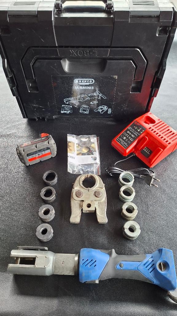 Henco B-mini3 accu perstang persmachine mini 3 pers tang., ., Ophalen of Verzenden, Zo goed als nieuw, .