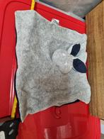 Bambino konijn grijs knuffel doekje blauwe nr 22, Ophalen of Verzenden, Nieuw, Konijn