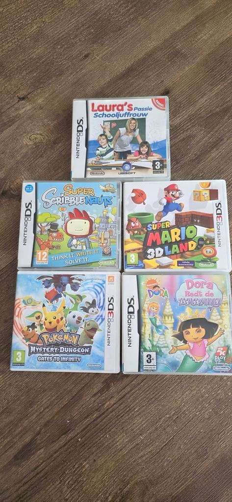 Nintendo DS/3DS Spellen Bundel: Mario, Pokémon, Dora, Laura, Ophalen of Verzenden