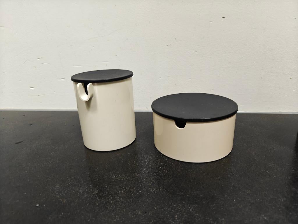 Stelton Erik Magnussen suikerpot en melkkan, Kunststof, Onbekend, Ophalen of Verzenden, Onbekend