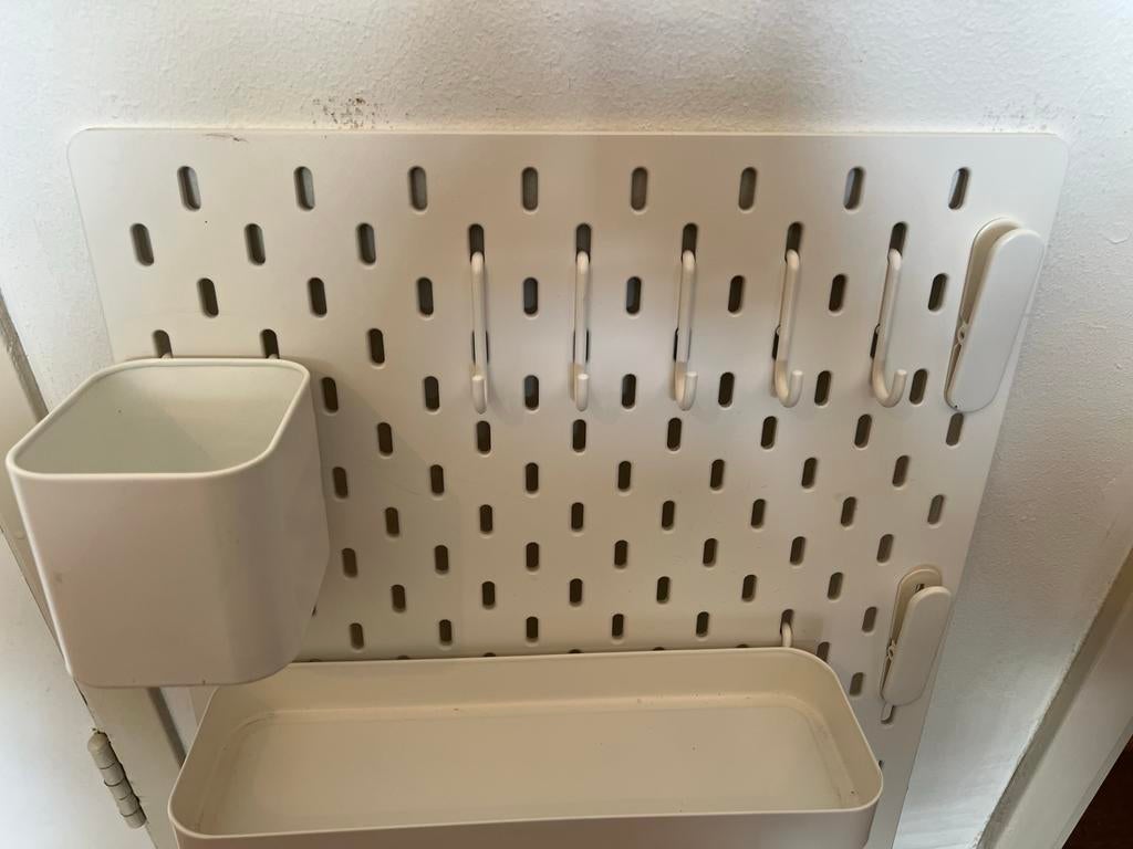 IKEA Skadis ophangbord met accessoires, Ophalen, Gebruikt