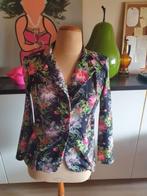 Zgan! Leuke blazer met bloemen 1 maat tm 42!, Kleding | Dames, Overige kleuren, Verzenden, Maat 42/44 (L), Zo goed als nieuw