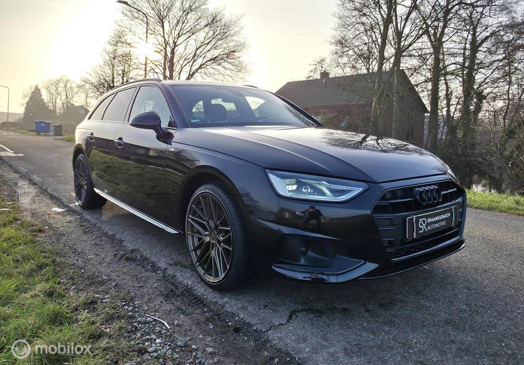 Audi A4 Avant 35 TFSI S-line / El. Trekh / Navi / Leder, Auto's, Gebruikt, Zwart, 4 cilinders, A4