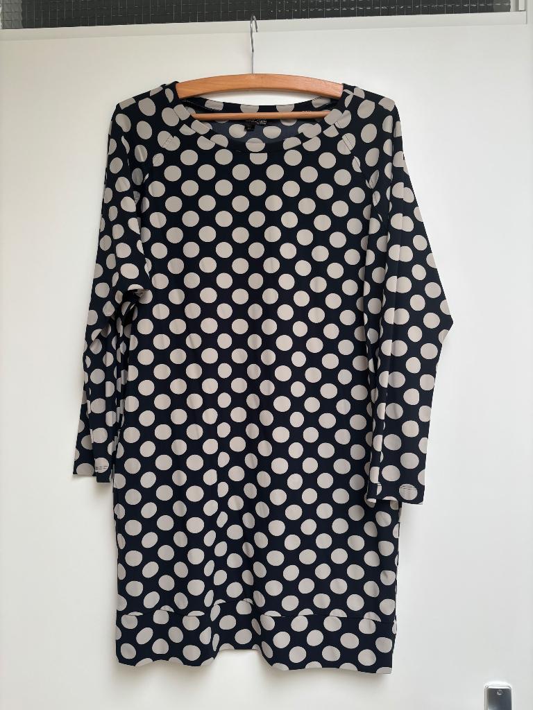 LaDress Stippen noppen jurk tuniek, Ophalen of Verzenden, Gedragen, Blauw, Boven de knie