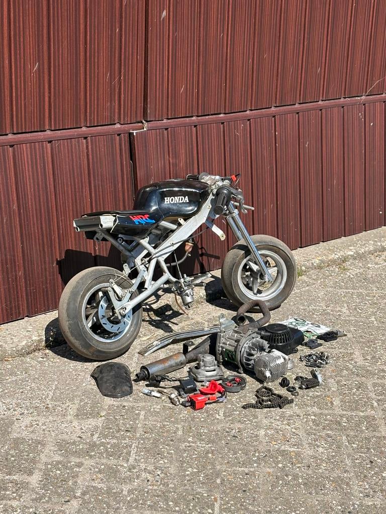 Minibike project met veel nieuwe onderdelen, Ophalen, Gebruikt, Overige typen
