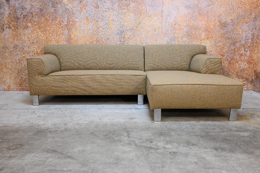 NIEUW beklede Leolux Pode Insert design hoekbank, Huis en Inrichting, 250 tot 300 cm, Leolux, Leolux, Hoekbank