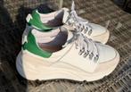 Nubikk jongensschoenen maat 34 - Wit met groen, Kinderen en Baby's, Ophalen of Verzenden, Zo goed als nieuw, Jongen, Schoenen