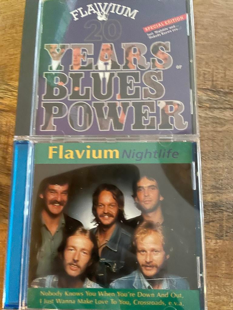 Flavium - 20 Years Blues Power & Nightlife 2 CD's, Ophalen of Verzenden, 1980 tot heden, Gebruikt, Jazz en Blues