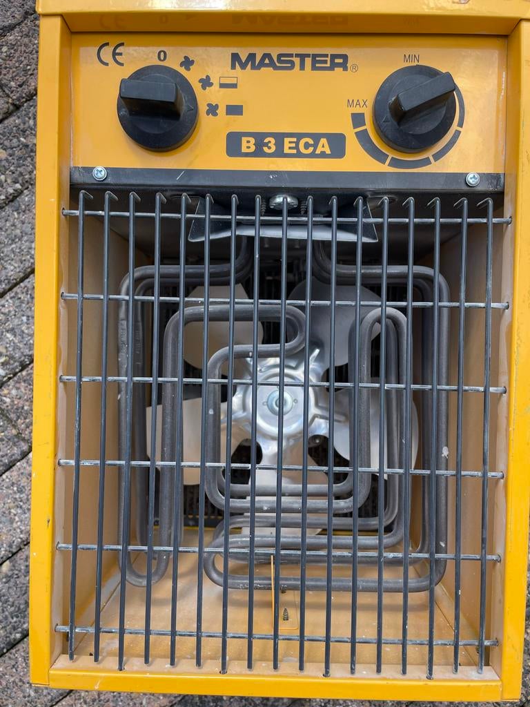 Master B3 ECA Bouwkachel - Elektrische Verwarming, Ophalen, Overige soorten, Elektrisch, Zo goed als nieuw