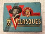 Blikken doosje voor sigaren van Velasques, Ophalen of Verzenden, Gebruikt, Overige, Overige merken