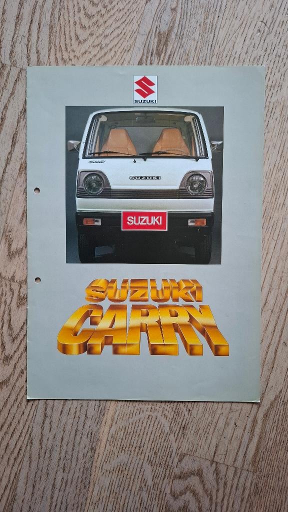 Suzuki Carry brochure 1984, Ophalen of Verzenden, Gelezen, Overige merken
