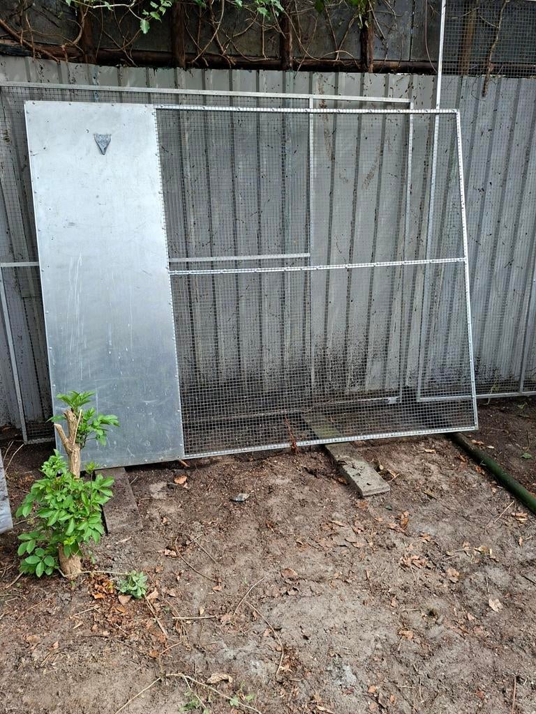 Volierepanelen diverse varianten., Dieren en Toebehoren, Ophalen, Gebruikt, Aluminium, Volière