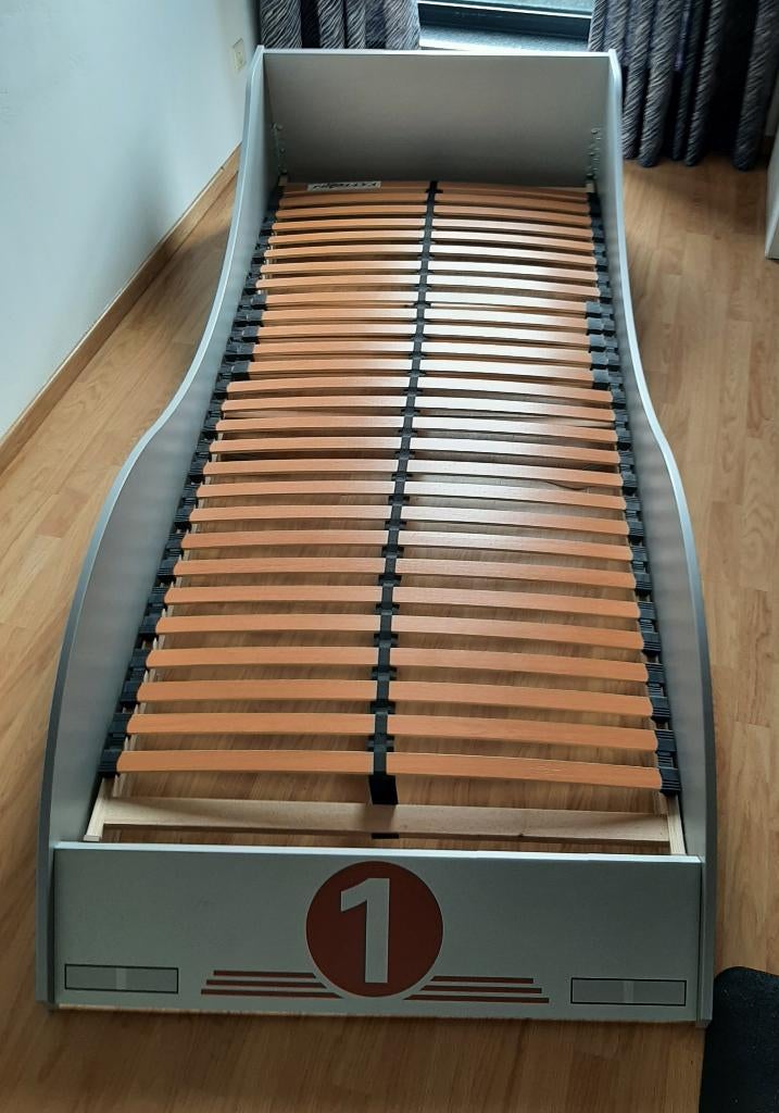 autobed inclusief lattenbodem en matras, 85 tot 100 cm, Zo goed als nieuw, 180 cm of meer, Ophalen