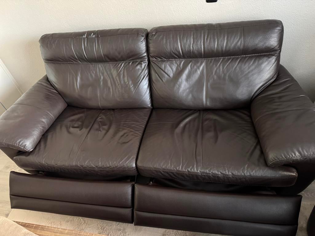 Bankstel met relaxstand, Huis en Inrichting, Banken | Bankstellen, Ophalen, Zo goed als nieuw, Vierpersoons of meer