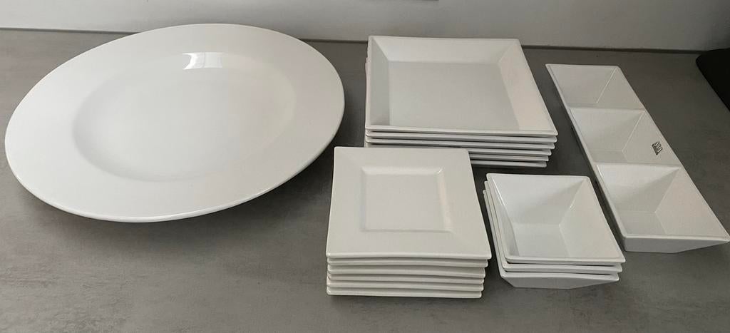 ASA servies wit, Ophalen of Verzenden, Zo goed als nieuw, Bord(en), Overige stijlen