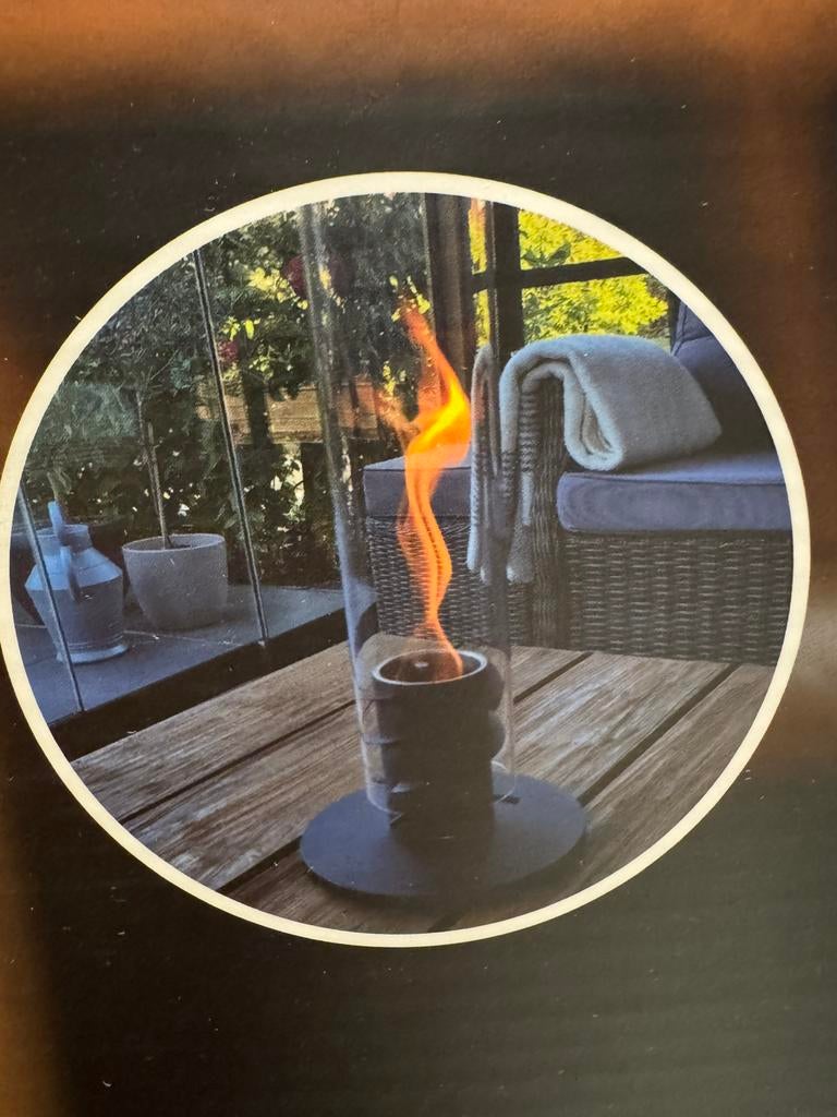 Tornado burner Tafelvuur, terraswarmer tuinverlichting NIEUW, Ophalen, Nieuw