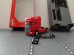 553 herpa 302647-002 scania r topline 2-as trekker rood 1:87, Ophalen of Verzenden, Nieuw, Bus of Vrachtwagen, Herpa