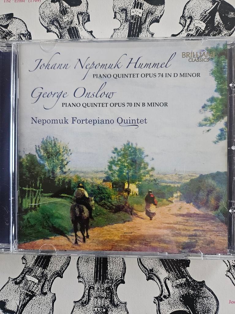Hummel & Onslow: Piano Quintets - Nepomuk Fortepiano Quintet, Ophalen of Verzenden, Romantiek, Zo goed als nieuw, Kamermuziek