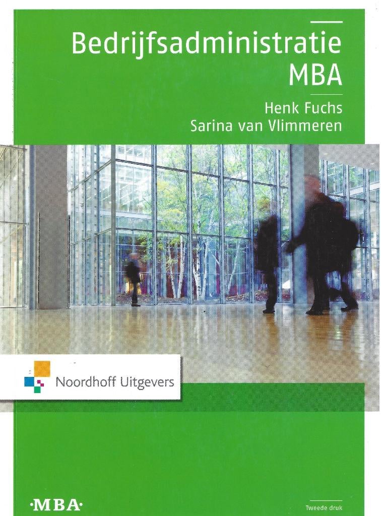 MBA Bedrijfsadministratie - 2 boeken., Boeken, Ophalen of Verzenden, Beta, Nieuw, HBO