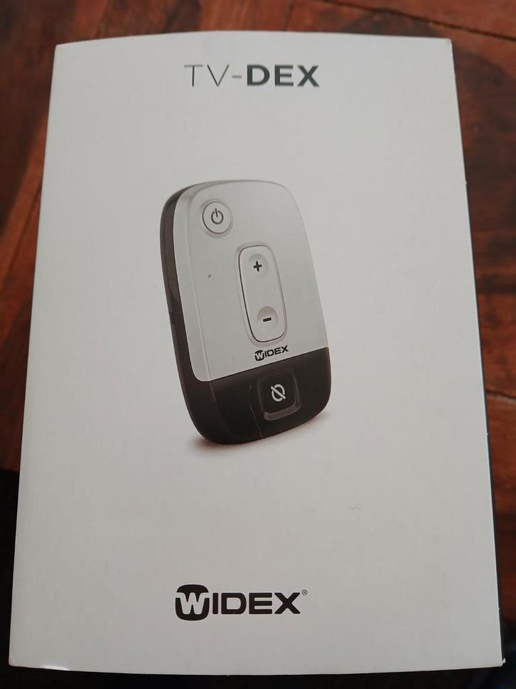 Gehoor versterker(nooit gebruikt) tv-Dex-Widex., Diversen, Verpleegmiddelen, Nieuw, Ophalen of Verzenden