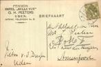 Uden - Pension Belle Vue - G. Peeters - 1917, Verzamelen, Ansichtkaarten | Nederland, Verzenden, Voor 1920, Gelopen, Noord-Brabant