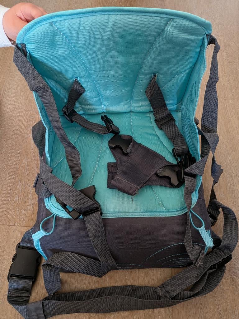 Brica by Munchkin Reisverhoger (Blauw/Grijs), Ophalen of Verzenden, Gebruikt, Overige typen, Gordel(s)