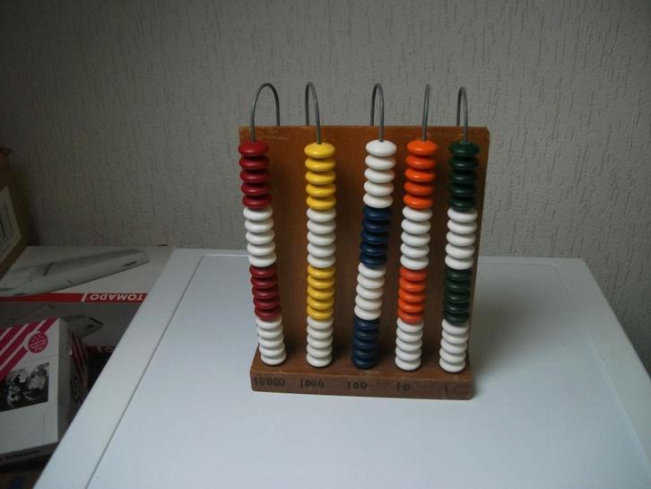 Telraam ringen groot, Kinderen en Baby's, Speelgoed | Houten speelgoed, Gebruikt, Ophalen of Verzenden