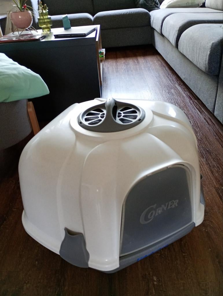 Hoek kattenbak, Ophalen