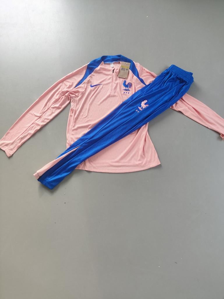 Nike Frankrijk Trainingspak - Roze/Blauw - Maat S, Nike, Nieuw, Ophalen of Verzenden, Roze