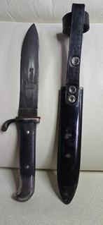 Duitse dolk WO2 met schede - Merk: HERMESKOPF & Co. SOLINGEN, Verzamelen, Militaria | Tweede Wereldoorlog, Ophalen of Verzenden