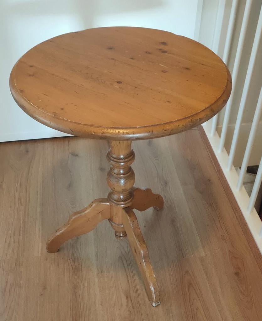 Grenen ronde bij zet tafel, Antiek en Kunst, Ophalen