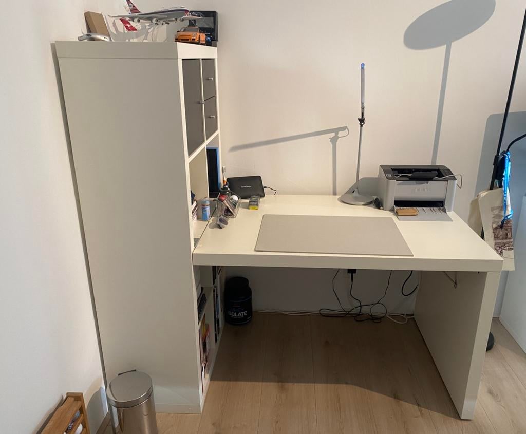 Buro met deel kast indeling, Huis en Inrichting, Bureaus, Ophalen, Gebruikt