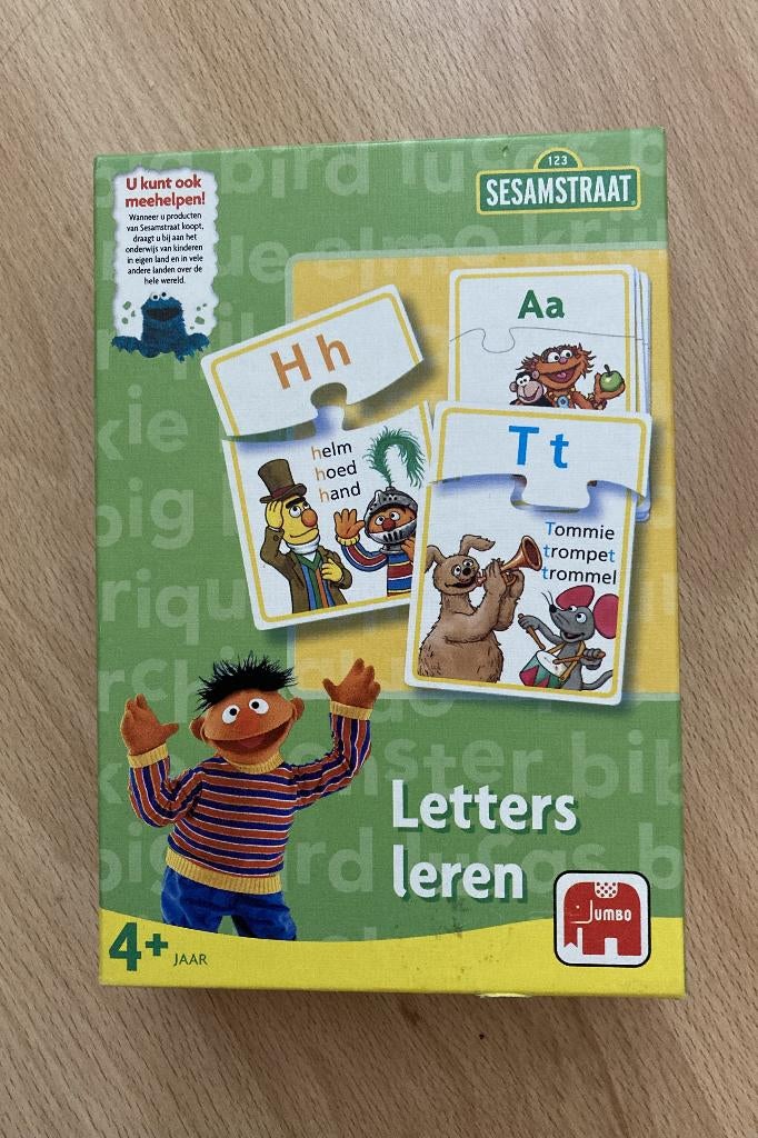 Educatief Letters Leren A.B.C. met Sesamstraat - compleet, Ophalen of Verzenden, Zo goed als nieuw, Taal en Lezen